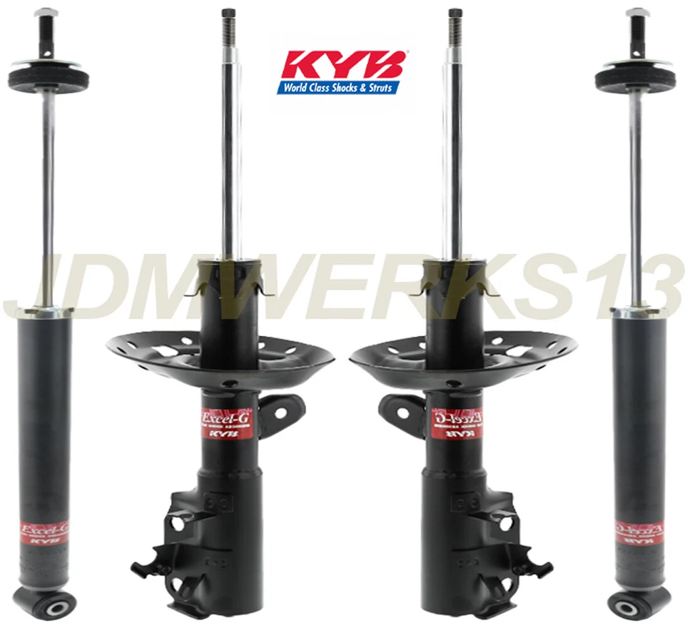 Genuine KYB 4 Performance STRUTS SHOCKS for HONDA FIT 15 2015 16 17 18 19 20 - Image 1 of 1