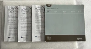 Creative Memories 12x12 Scrapbook Pages RULED WHITE BLACK Scrapbooking YOU PICK - Picture 1 of 4