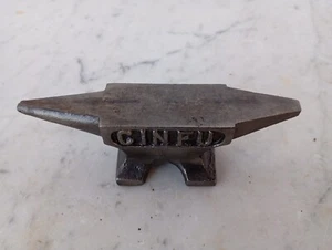 BONITO YUNQUE DE HIERRO PEQUEÑO CINFU DE COLECCIÓN PARA PEQUEÑAS OBRAS HERRAMIENTA DE JOYERÍA ANTIGUA BUENA CARA - Imagen 1 de 18