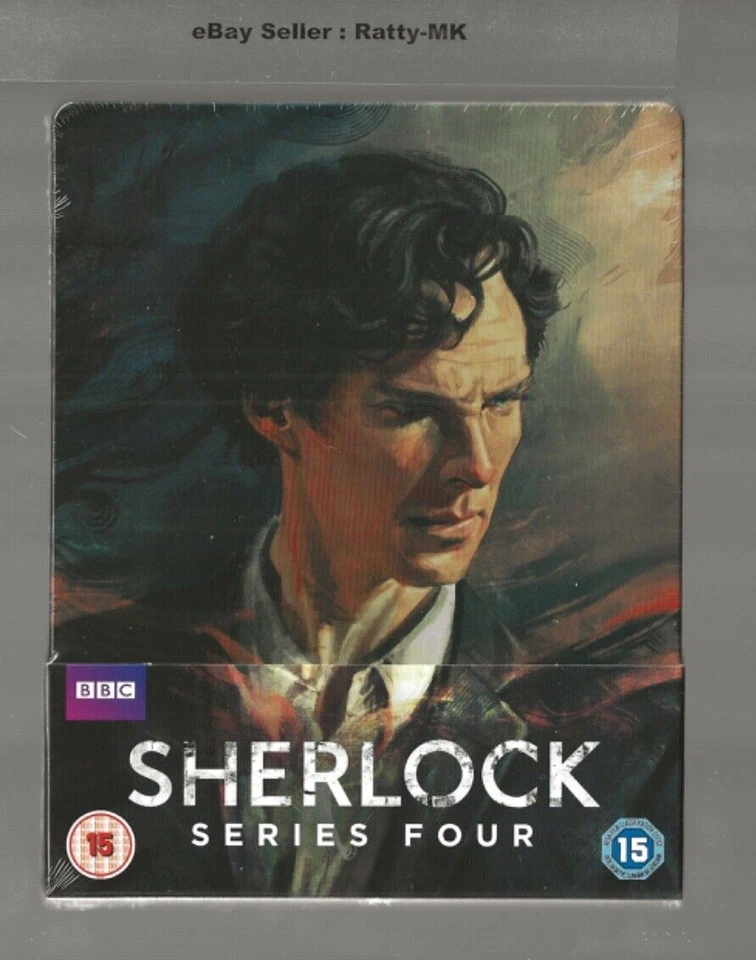BBC Sherlock Series Season 4 Steelbook Blu-ray UK Release