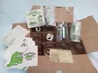 Swamp Water PARTY KIT 12 Mason Jars With Party Invites & Napkins Box Chartreuse 