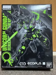 MG 1/100 Unicorn Gundam Recirculation Color Clear Neon Green Limited Model Kit - Picture 1 of 2