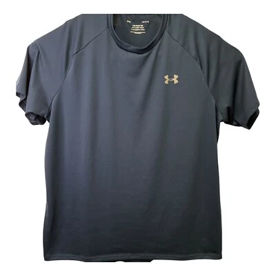 Camiseta Under Armour The Tech cuello redondo manga corta azul marino talla grande Foto 1 de 4