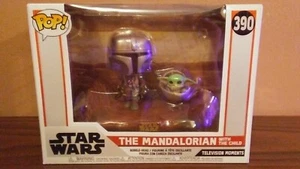 STARWARS- THE MANDALORIAN WITH THE CHILD- BOBBLEHEAD- POP!- FUNKO- DISNEY  - Picture 1 of 8