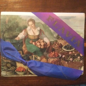 Costa Cruise Line T/S Flavia Linea C Menu Packet Ribbon 1970s Never Used MINT - Picture 1 of 4