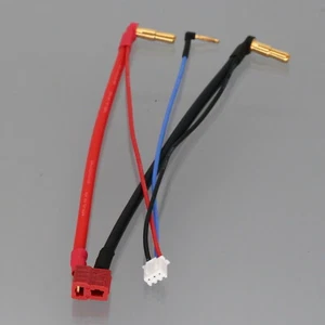T-plug Deans to JST-XH 2S Balance 4mm & 5mm Banana Hard case Battery Charge wire - Picture 1 of 3