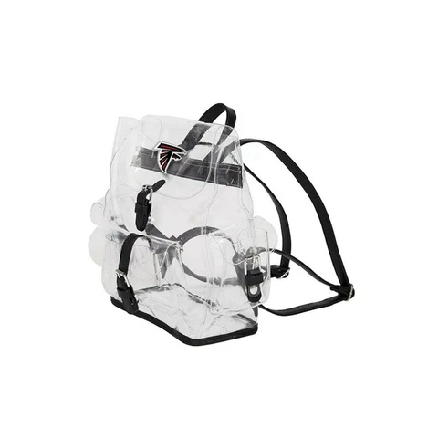 Football NFL Atlanta Falcons Lucia Clear Backpack 12" x 4.5" x 10" Licensed Cover