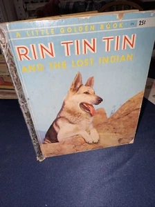1956-A (1st Edition) Golden Book #276, “Rin Tin Tin and The Lost Indian” - Picture 1 of 10