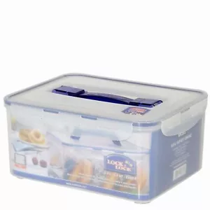 Stoccaggio Contenitore Ermetico Rettangolare Lock&lock 6,5l Lattina Serbatoi - Foto 1 di 1