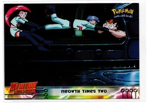 #23 Meowth Times Two | 1999 Pokémon The First Movie | EX | Black Topps Logo - Picture 1 of 2
