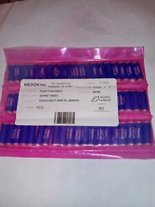NEW LOT OF 60 GENUINE RIEDON SP3057-100MJ HTE24 MELF 100M 5% 200PPM CAPACITORS