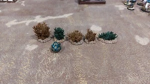 Tall Grass Scatter Terrain  Painted x5 pieces - Picture 1 of 5
