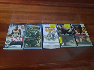 5  PSP Cases No Disc  - Image 1 of 3