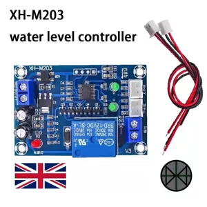 XH-M203 Regolatore di livello acqua completamente automatico AC/DC 12V controllo pompa relè - Foto 1 di 10