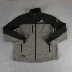 DRI DUCK 5350 Motion Jacket Mens Medium Gray Black Fleece Lined Zip Pocket - Picture 1 of 18