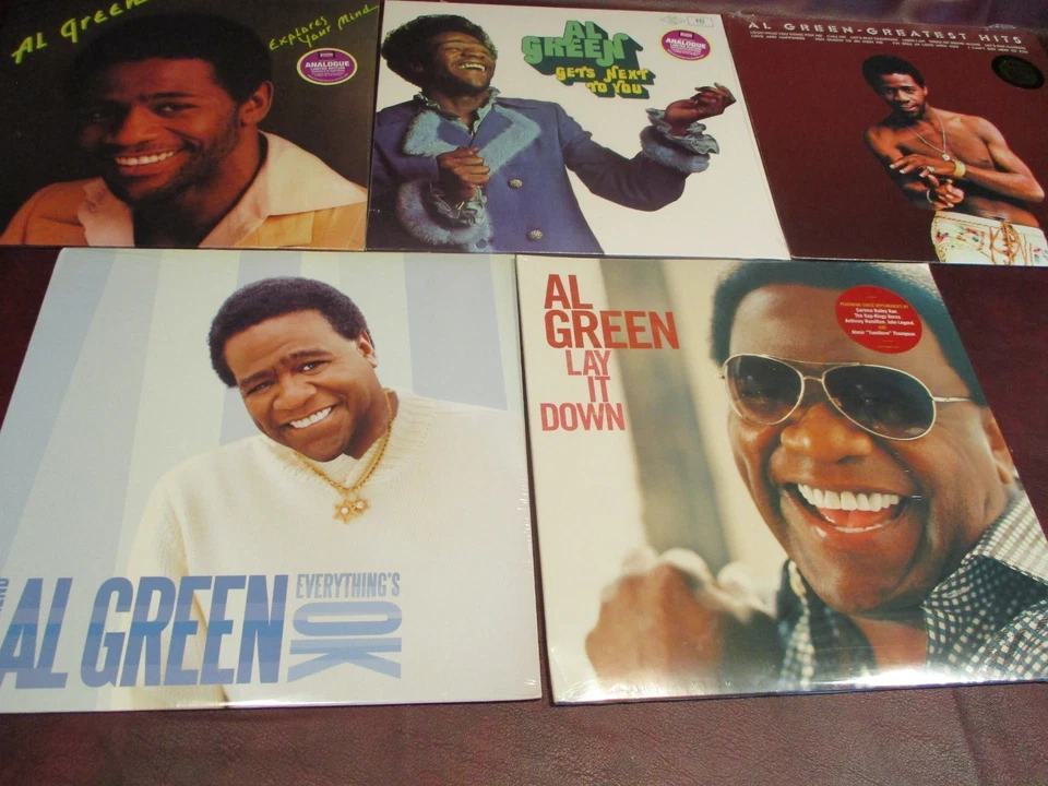 AL GREEN VERIFIED TWO BLUE NOTE RECORDS + TWO PURE PLEASURE LP'S+GREATEST HITS - Image 1 of 1