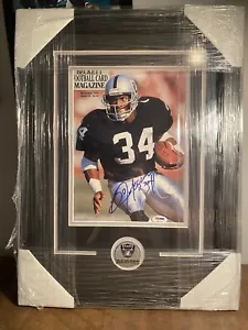 Bo Jackson signed handsigniert Beckett Magazin gerahmt Oakland Raiders. 20x15 - Bild 1 von 7