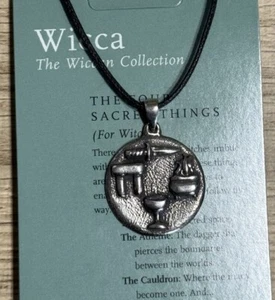 The Four Sacred Objects Anhänger Pagan Wicca Neu Made USA - Bild 1 von 2