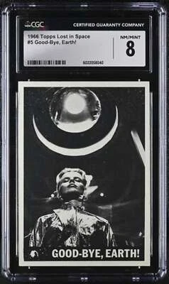 1966 TOPPS LOST IN SPACE #5 GOOD-BYE EARTH CGC 8 NEAR MINT/MINT 3229 - Image 1 of 2