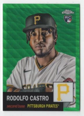 2022 Topps Chrome Platinum Anniversary GREEN WAVE Rodolfo Castro Rookie /99 - Image 1 of 2