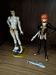 Set of 2 Ghost in the Shell Figure Motoko Kusanagi Aramaki White Out J16462 - Picture 1 of 6