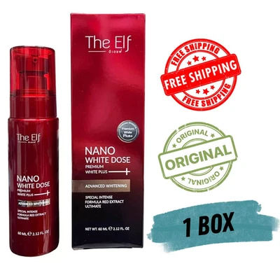 Сыворотка The Elf Nano белая доза 10 X быстрое осветление лицо сияние уход за кожей 60 мл - Изображение 1 из 4