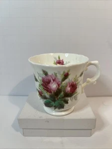 Hammersley Bone China Tea Cup Grandmother’s Rose Pattern England 2.5 Inches Tall - Picture 1 of 7