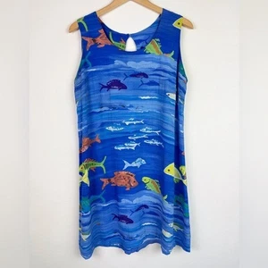 Jams World Vintage 90's Bounty Under the Sea Fish Dress - Bild 1 von 10