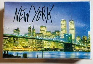 World Trade Center Playing Card Deck Sealed Mint WTC Pre - 9/11 2001 NY Night - Picture 1 of 3