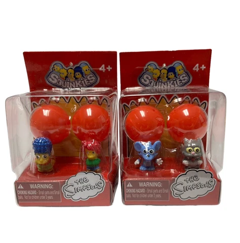 Mini Squinkies The Simpsons 2012 Blip Toys Itchy Scratchy Marge Sideshow Bob Cover