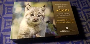 2010 Canada Specimen Set Having Rare Lynx Kitten $2 Coin And Magnetic Penny. - Picture 1 of 12