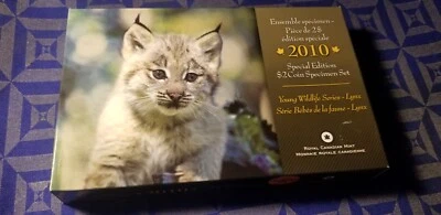 2010 Canada Specimen Set Having Rare Lynx Kitten $2 Coin And Magnetic Penny. - Image 1 of 4