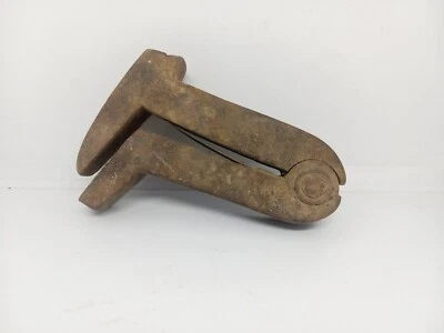 Armurier serrurier Ancien étau a chanfreiner XIXÈME Acier Forgé Old Tools Outils - Photo 1/4