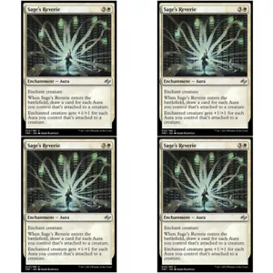 4 x SAGE'S REVERIE Fate Reforged MTG NM White - Enchantment Unc - Bild 1 von 1