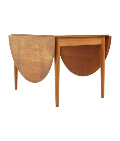 Arne Vodder for Sibast Mid Century Danish Teak Drop Leaf Expanding Dining Table Cover