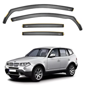 ISPEED Wind Deflectors for BMW X3 E83 2003-2010 4-Door SUV 4pc Set Accessories - Picture 1 of 9