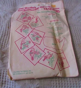 Tante Martha's Hot Iron Transfers für Staatsvögel aller USA 50 Staaten, unbenutzt - Bild 1 von 3