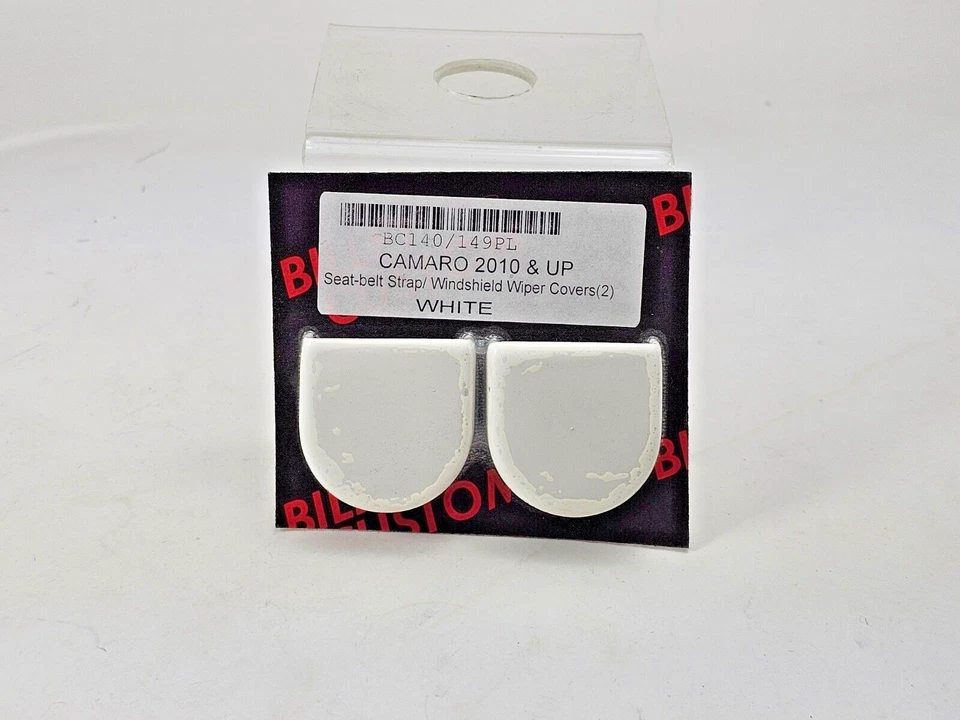 Camaro Chevy Chevrolet Billet 2010-2015 cubiertas de correa de cinturón de seguridad de aluminio blanco SS Foto 1 de 1