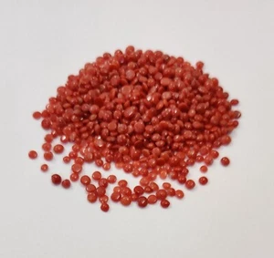 Italian Red Coral Cabochon Loose Gemstone Natural Coral Cabochon 50"Psc One Lot - Foto 1 di 5