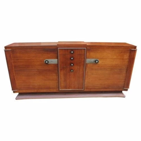 Masterpiece French Art Deco Sideboard Palissander by Dominique Circa 1930s Cover