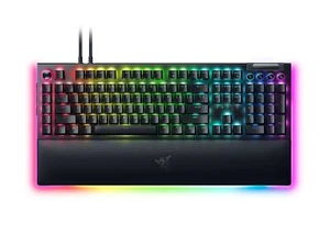 Razer BlackWidow V4 Pro Gaming Keyboard 8 Macro Keys Yellow Switch RGB US ISO - Zdjęcie 1 z 8