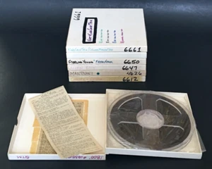 7 REELS JAZZ BIG BAND FROM TRANSCRIPTIONS THESAURUS WORLD UTS MANTOVANI NAT COLE - Picture 1 of 9