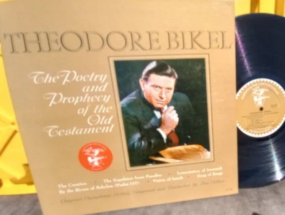 LP, THEODORE BIKEL, 	THE POETRY AND PROPHECY, VG+, SPIN CLEANED! - Image 1 of 3