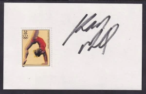 Shannon Miller, American Olympic Gymnastics Gold Medalist, signed Olympics card - Picture 1 of 1