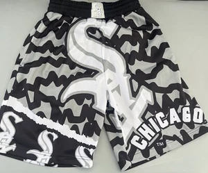 Mitchell & Ness MLB Chicago weiß Sox Jumbotron Shorts Herren klein neu mit Etikett schwarz - Bild 1 von 6
