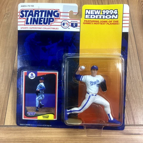 90s DEADSTOCK Starting Lineup David Cone Kansas City Royals MLB Action Figure Cover