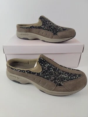 ZUECOS EASY SPIRIT PARA MUJER 6,5 WW de ancho TRAVELTIME CLASSIC WALKING MULE MARRÓN OSCURO Foto 1 de 4