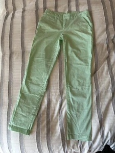 Women’s Light Green Khakis by Gap Pants 00, Broken-In Straight, W30, inseam 29 - Picture 1 of 4