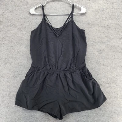 Mameluco Express para mujer mediano negro sin mangas Foto 1 de 4