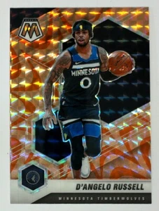 2020-21 Panini Mosaic Reactive Orange SP #147 D'Angelo Russell Timberwolves - Picture 1 of 3